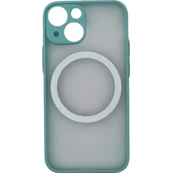 MagSafe silikonový kryt pro iPhone 15 Plus - Mátový