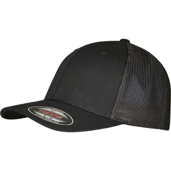 Pracovní přilba Flexfit Kšiltovka Flexfit Recycled 6511RM Trucker, 6 panelová COT5511RM80812-black/black S-M Černá/černá