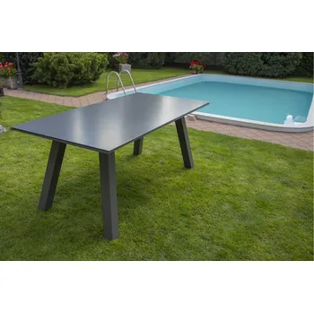 Zahradní stůl Nünning nábytek Zahradní hliníkový stůl California šedý 150cm