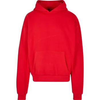 Pracovní oblečení Build your Brand Mikina BY 162 s kapucí COT560162p2504-city red XL Červená city
