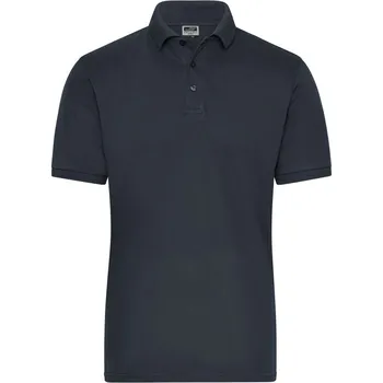 Pánské tričko James & Nicholson Polokošile Solid JN 1806, elastická, krátký rukáv, pánská COT02180602516-carbon 6XL Carbon