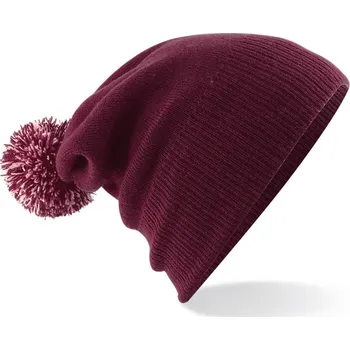 Pracovní přilba Beechfield Čepice B 450 Snowstar® COT530450y7799-burgundy/of UNI Burgundová/bílá špinavá