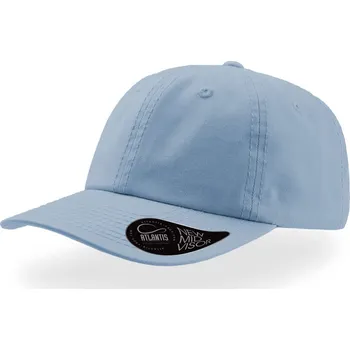 Pracovní přilba Atlantis Headwear Kšiltovka Dad Hat, 6 panelová, baseballová COT33403003799-light blue Modrá světlá UNI