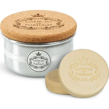 Mýdlo Essências de Portugal Bílý jasmín Sada mýdel v hliníkové krabičce, 2 × 50 g
