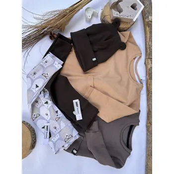 ANDY Boom tričko STREET mocca s dlouhým rukávem Velikost děti: 98