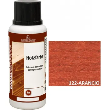 Olej na dřevo Borma wachs holzfarbe - mořidlo na dřevo, 250 ml, 122 arancio - oranžová