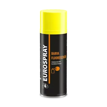 univerzální barva EUROSPRAY FLUORESCENČNÍ akrylátová / 0700 oranžová mat 400ml