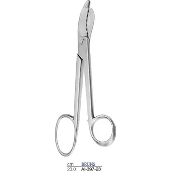 Kuchyňské nůžky CM Instrumente Germany Nůžky na sádru BRUNS CM varianta: 23 cm, zubaté ostří