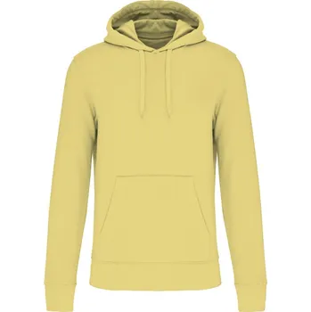 pracovní mikina Kariban Mikina Kariban K4027 s kapucí, ekologická, pánská COT204027h7802-lemon yello M Citronová