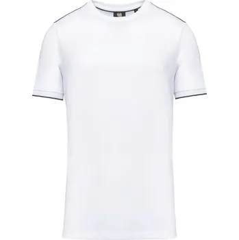 pracovní tričko Kariban Tričko WK3020 Day-to-Day, krátký rukáv, pánské COT20302090805-white/navy 2XL Bílá/navy