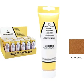 Tmel Borma wachs ecostucco tmel na dřevo v tubě, 250 gr., 42 buk