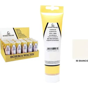 Tmel Borma wachs ecostucco tmel na dřevo v tubě, 250 gr., 50 bílý