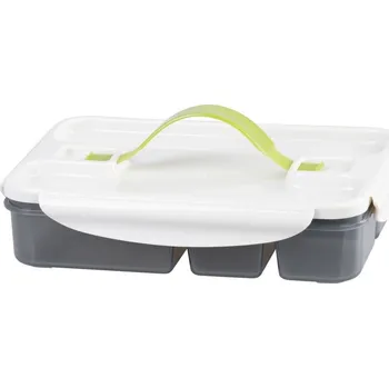 Svačinový box Box na svačinu dělený 17x23,5x5,5 cm