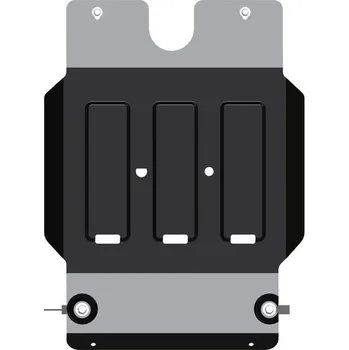 Kryt motoru Kryt převodovky a rozvodovky, Toyota Hilux, 2015-2020, 2,4TD, 2,8TD, AT, ocel 2,5mm (24.2934)