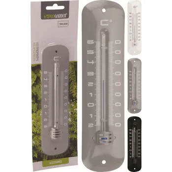 Domácí teploměr Teploměr venkovní kovový 19x4,8 cm