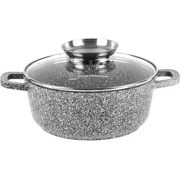 Hrnec Hliníkový hrnec s nepřilnavým mramorovým povrchem – 5,5l