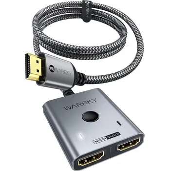 IP kamera WARRKY HDMI přepínač 4K Video HDCP 2.2 HDR 60Hz 2 vstupy do 1 výstupu