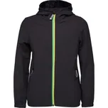 Dětská bunda LOAP URMILI 122/128 Černá, Zelená, Žlutá