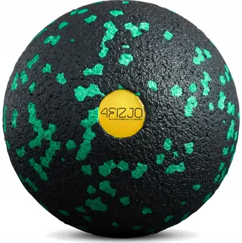 Masáž Hladký míček 4FIZJO 8 cm x 8 cm černý, zelený