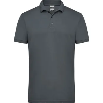 Pánské tričko James & Nicholson Polokošile JN 830, krátký rukáv, pánská COT02083002501-carbon S Carbon