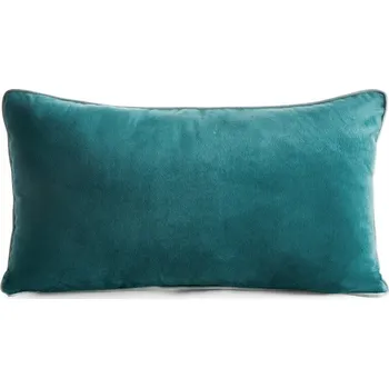 Polštář Dekorační sametový polštář GAJA 3 - tmavě tyrkysový