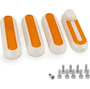 Motorová koloběžka Odrazka žlutá Xiaomi sada 4 ks (Náhradní díly na koloběžku)