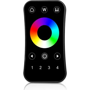 Ovladač světel Skydance LED ovladač RF RGBW (4 zóny) - R8 Barva: Černá