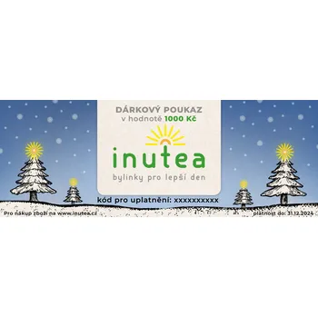 Tělový krém Dárkový poukaz 1000 Kč