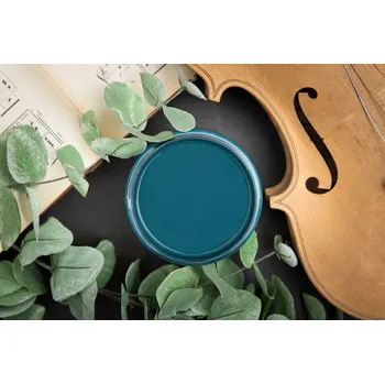 Vodová barva Dixie Belle křídová minerální barva - Antebellum Blue - 473 ml