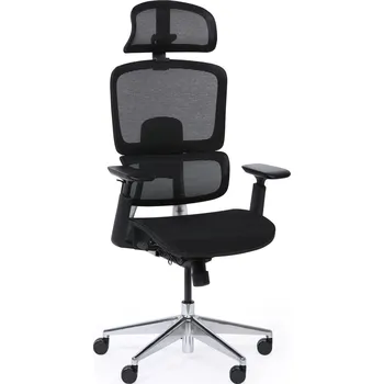 Kancelářská židle WILMOT, černý rám, černá