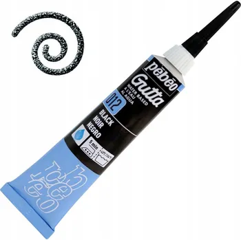 Výtvarná barva Barvy na textil Pebeo černá 1 ks 20 ml