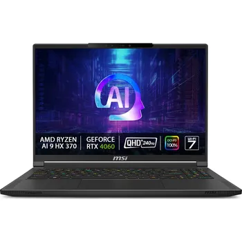 Notebook MSI Stealth A16 AI+ A3XVFG-070CZ 9S7-15FK15-070