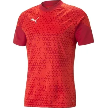 Pánské tričko Pánský dres Puma TEAMCUP TRAINING JERSEY TEE 3XL Červená, Bílá