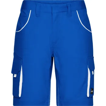 montérky James & Nicholson Kraťasy JN 872 Color COT020872888m6-royal/white 42 Modrá/bílá