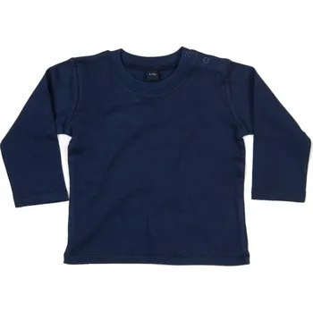 Chlapecké kalhoty Babybugz Tričko BZ11, dlouhý rukáv, dětské COT710011t2891-nautical na 6-12 Modrá nautic