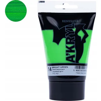 Výtvarná barva Akrylové barvy Renesans zelená 1 ks 100 ml