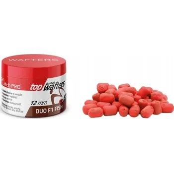 Boilies MatchPRO NÁSTRAHA TOP DUMBELLS WAFTERS DUO F1 FISH 12 mm 25 g