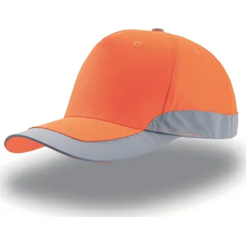 Pracovní přilba Atlantis Headwear Kšiltovka Helpy, 5 panelová, bezpečnostní COT33304023599-orange Oranžová UNI