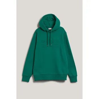 Pánská mikina MIKINA GANT REG TONAL SHIELD HOODIE DEEP GREEN