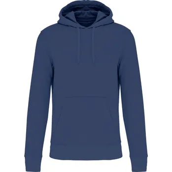 pracovní mikina Kariban Mikina Kariban K4027 s kapucí, ekologická, pánská COT204027w9901-deep blue S Modrá deep