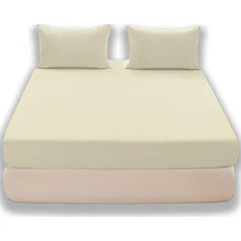 Prostěradlo Prostěradlo Jersey s gumou 90x200+25 Žluté