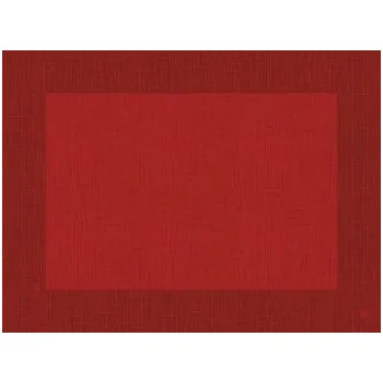 Papírový ubrousek Prostírka 30 x 40 cm BioDunicel LINNEA červená (100 ks)