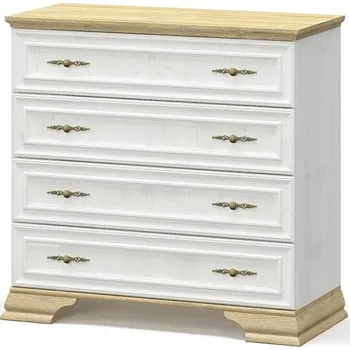 Komoda Casarredo Komoda 4S SCORDIA borovice andersen/zlatý dub