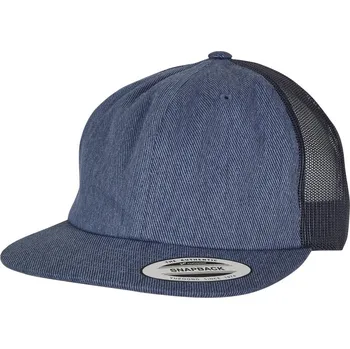 Flexfit Kšiltovka Flexfit Trucker 6006, 5 panelová COT556006aed99-blue raw Modrá UNI