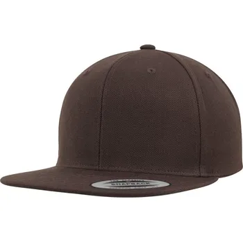 Pracovní přilba Flexfit Kšiltovka Flexfit 6089M Snapback, 6 panelová COT55608914599-brown Hnědá UNI