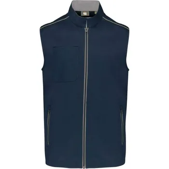 pracovní vesta Kariban Vesta Kariban WK6148 Day-to-Day, pánská COT20614838414-navy/silver 4XL Modrá tmavá/stříbrná
