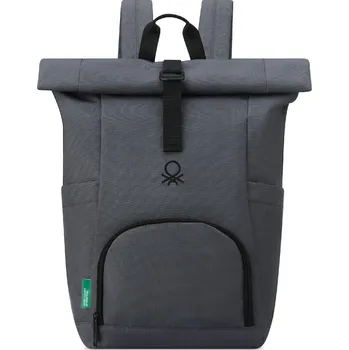 batoh na notebook Rolovací batoh Delsey X Benetton BE 376361001 - šedý 22 l
