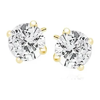 Náušnice Pozlacené náušnice JOANNA 7 mm Ag 925/1000