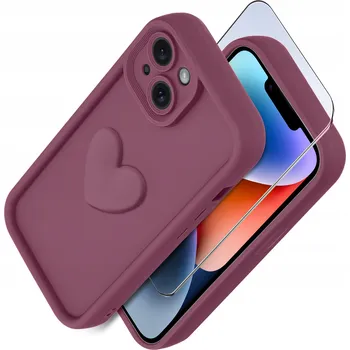 Pouzdro na mobilní telefon Zadní Kryt KrainaGSM pro Apple A52 červený