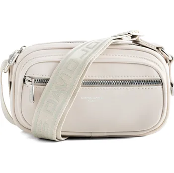 Kabelka David Jones Dámská crossbody kabelka CM6907A Creamy White + 2 měsíce na vrácení zboží